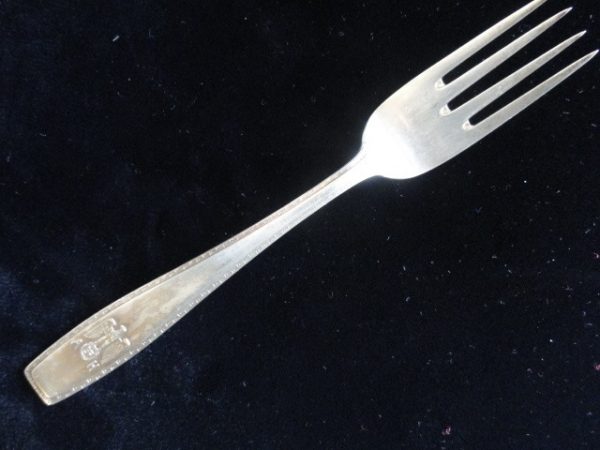 Adolf Hitler Formal Pattern Silver Flatware - Dinner Fork (#28928A)
